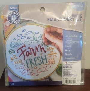 Farm Fresh Embroidery Kit